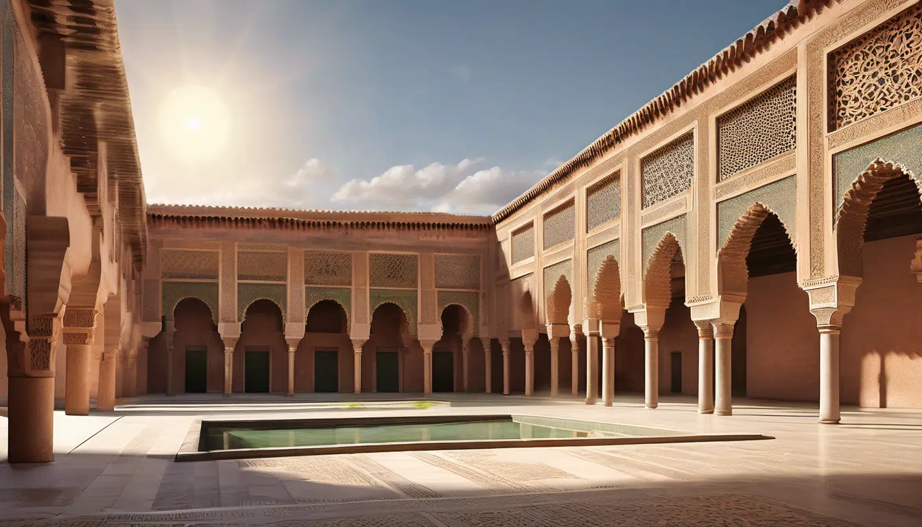 explorez la majesté de la médersa ben youssef à marrakech, un joyau architectural du maroc. plongez dans son histoire fascinante, admirez ses mosaïques éclatantes et laissez-vous envoûter par l'atmosphère paisible de ce site emblématique.