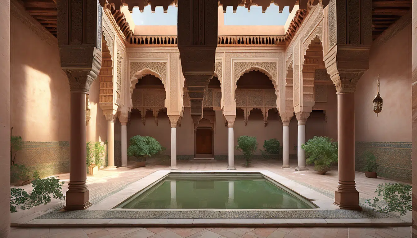 explorez la splendeur architecturale de la médersa ben youssef à marrakech, un trésor historique qui allie richesse culturelle et détails artisanaux exceptionnels. plongez dans l'histoire et laissez-vous envoûter par la beauté de cet emblème du patrimoine marocain.