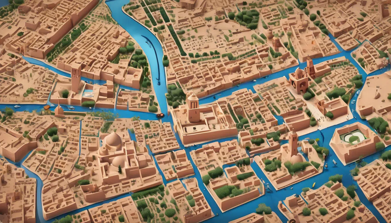 explorez marrakech comme jamais auparavant avec notre carte interactive. découvrez les sites incontournables, les trésors cachés et les routes moins fréquentées pour une expérience unique dans cette ville fascinante.