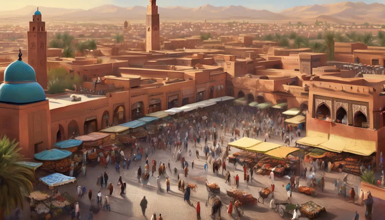 plongez au cœur de marrakech et laissez-vous séduire par le charme unique de son centre-ville. découvrez des souks colorés, des places animées et une architecture captivante qui témoignent de l'héritage culturel de cette ville magique.