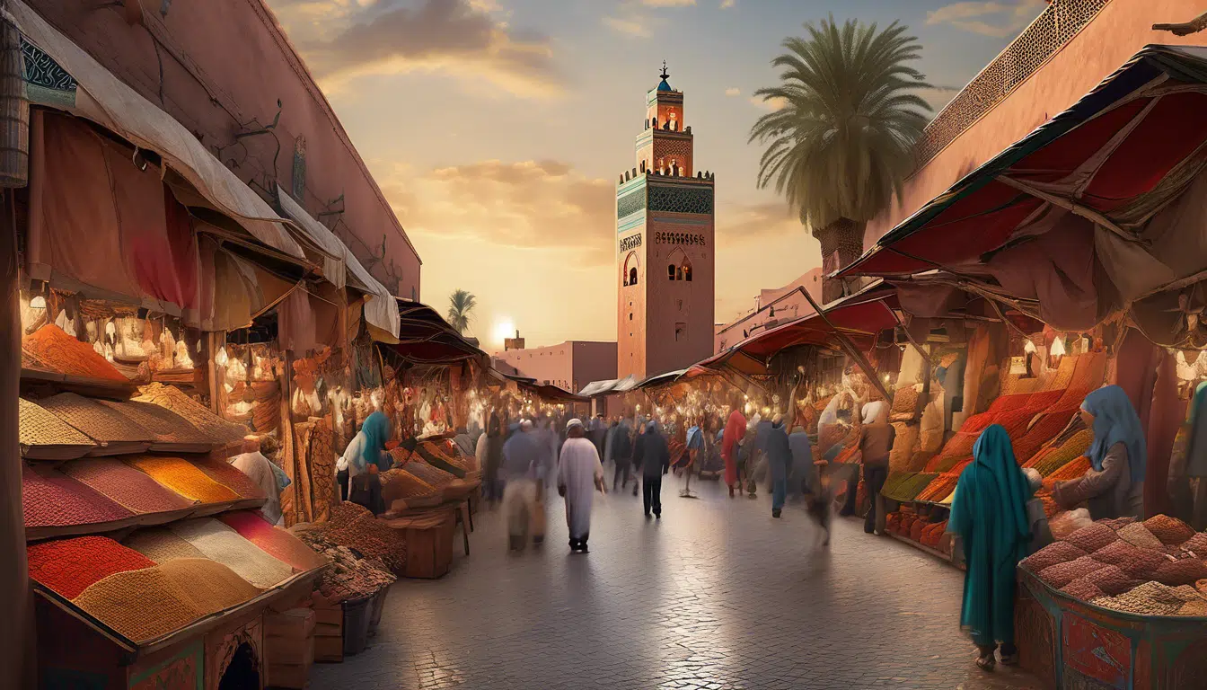 plongez au cœur du centre-ville de marrakech et laissez-vous envoûter par son charme unique. explorez ses ruelles colorées, ses souks animés et sa riche histoire culturelle, le tout dans une atmosphère chaleureuse et accueillante.