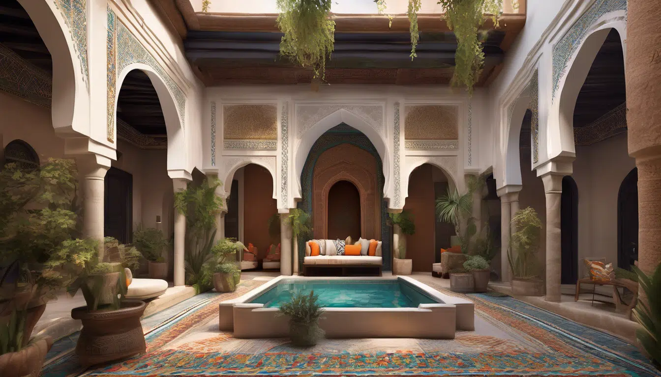 plongez dans l'authenticité du riad marocain à marrakech, un véritable cocon de charme français au cœur de la médina. offrez-vous une expérience inoubliable alliant tradition et modernité, le tout dans un cadre enchanteur.