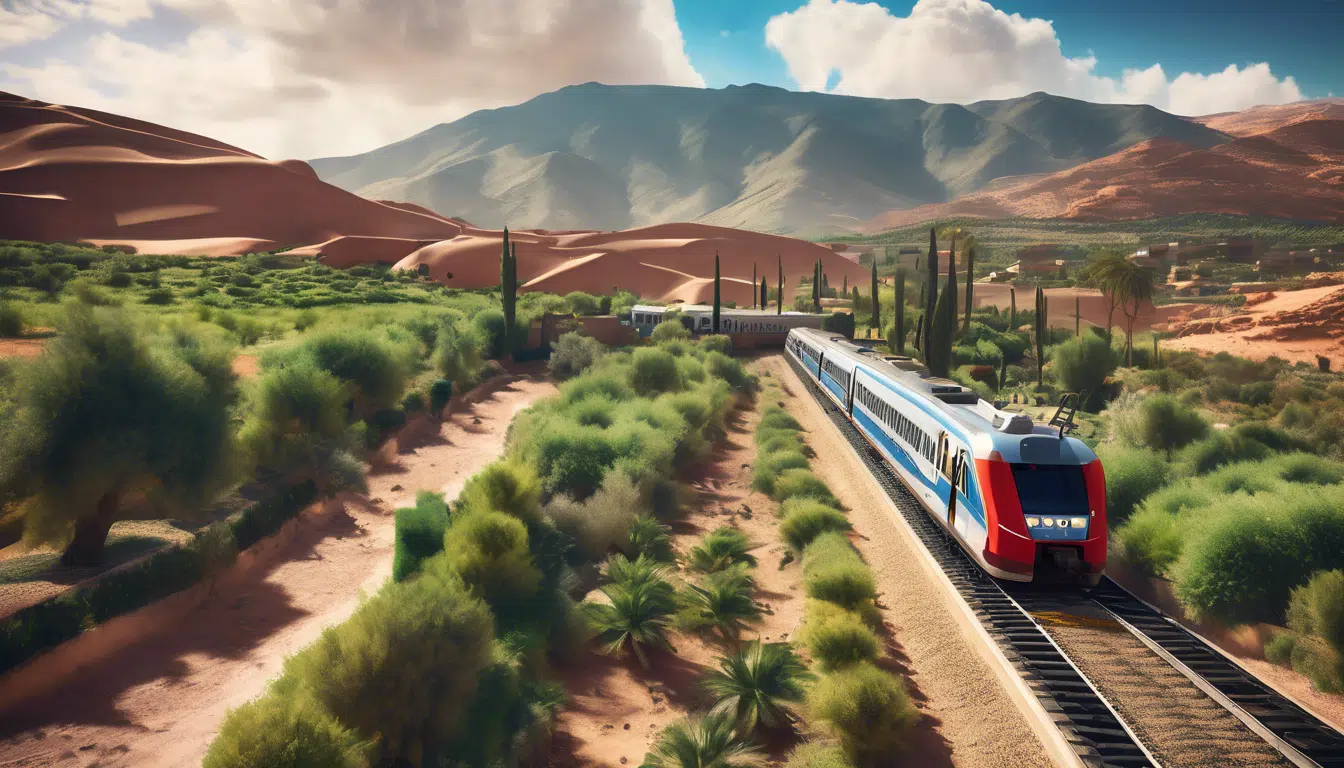 explorez le magnifique voyage en train entre tanger et marrakech. profitez de paysages à couper le souffle et d'une expérience inoubliable à travers le maroc. réservez dès maintenant votre aventure ferroviaire!