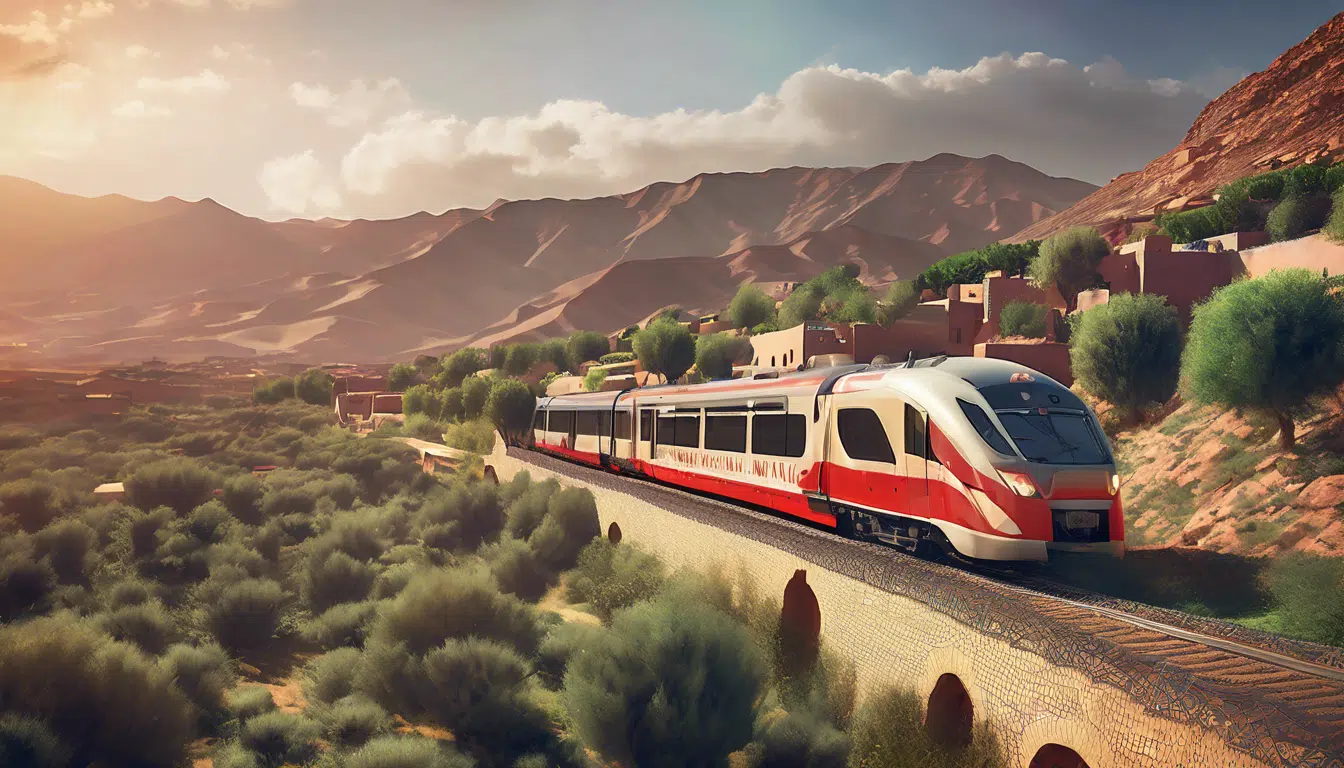 embarquez pour un voyage inoubliable à bord du train tanger marrakech. admirez des paysages époustouflants tout en profitant du confort moderne à travers le maroc. réservez dès maintenant votre aventure ferroviaire.