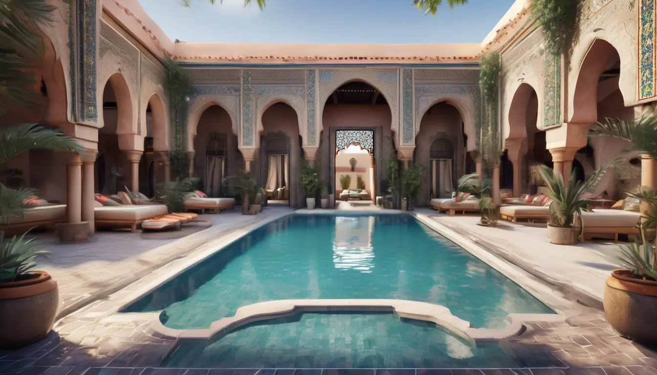 découvrez l'hôtel parfait à marrakech, où le luxe rencontre la sérénité. profitez d'une magnifique piscine dans un cadre enchanteur, idéal pour un séjour de détente et de découvertes au cœur de la ville rouge.