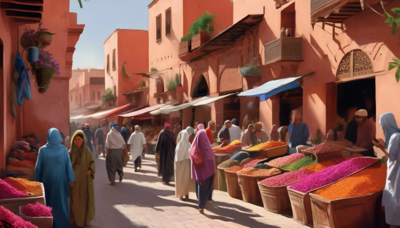 découvrez marrakech en avril, lorsque les températures douces et agréables invitent à explorer ses souks colorés, ses jardins luxuriants et ses monuments historiques. profitez d'une escapade inoubliable au cœur de cette ville magique, entre culture, gastronomie et détente.