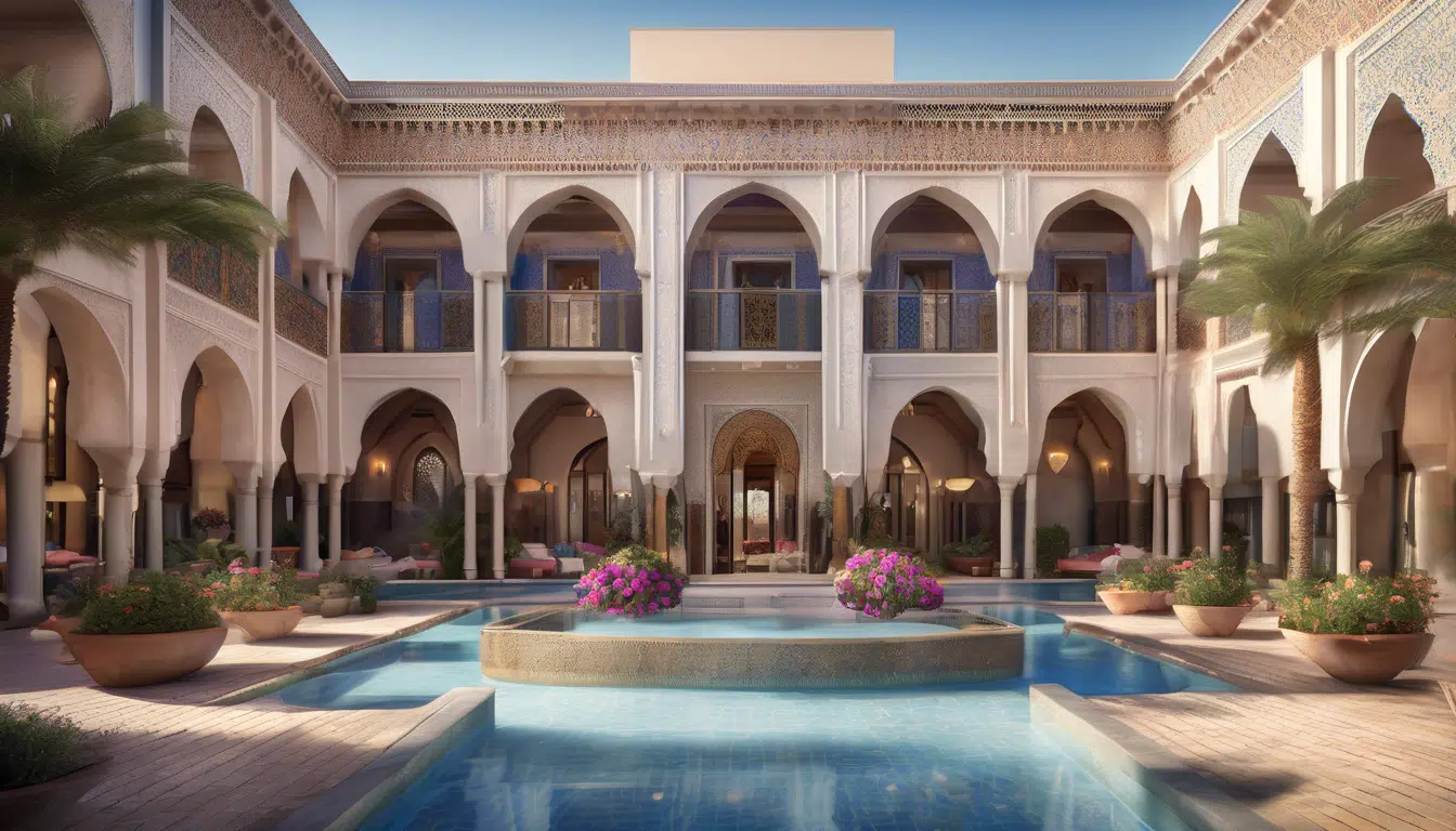 découvrez marrakech comme jamais auparavant en séjournant dans notre hôtel tout inclus. profitez de services de luxe, de la gastronomie marocaine savoureuse et d'activités inoubliables dans un cadre enchanteur. réalisez le rêve d'un séjour parfait au cœur de la ville rouge !